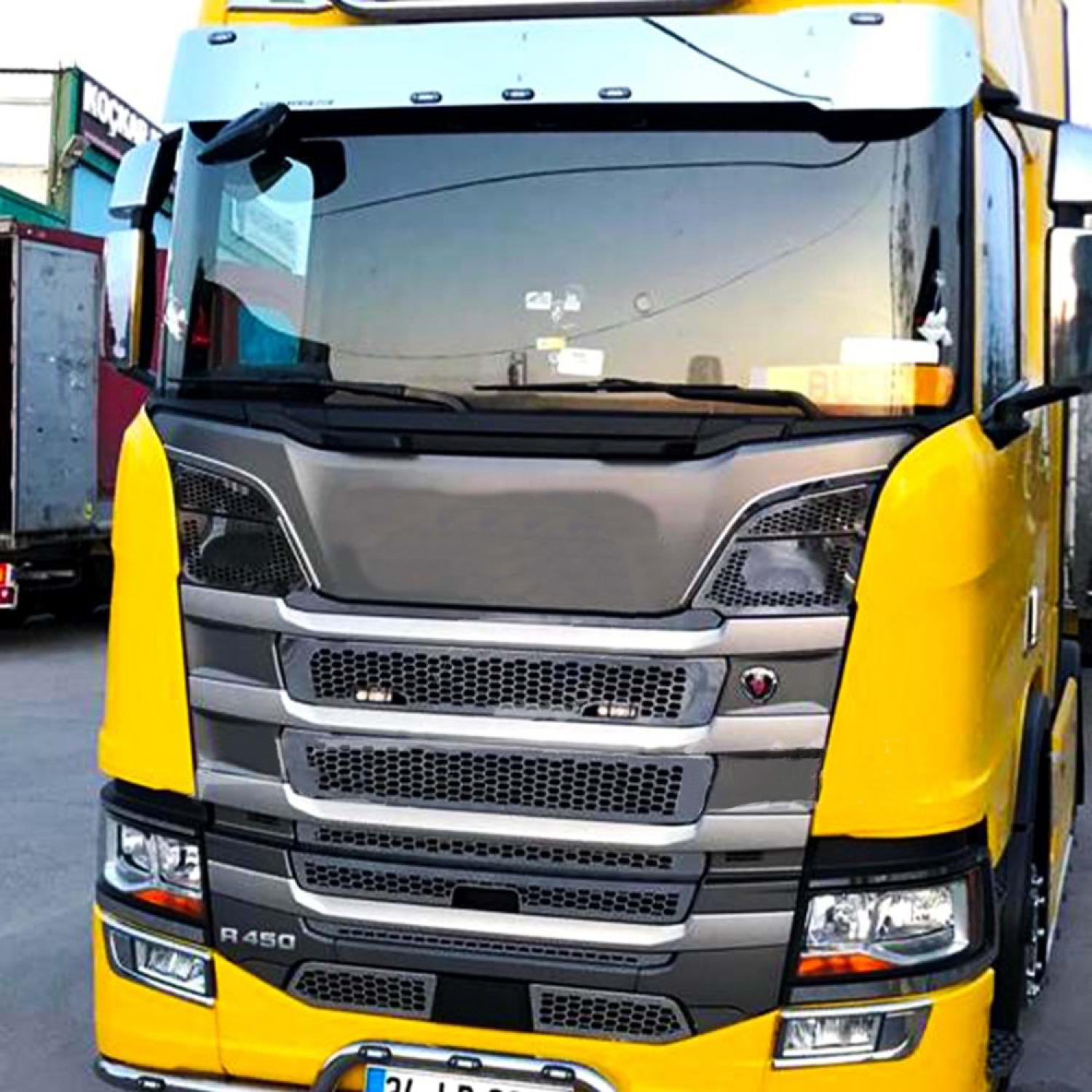 SCANIA S SERİE SİSLİ PANJUR CHROM  NG SC - R450 / ARKSC327-1