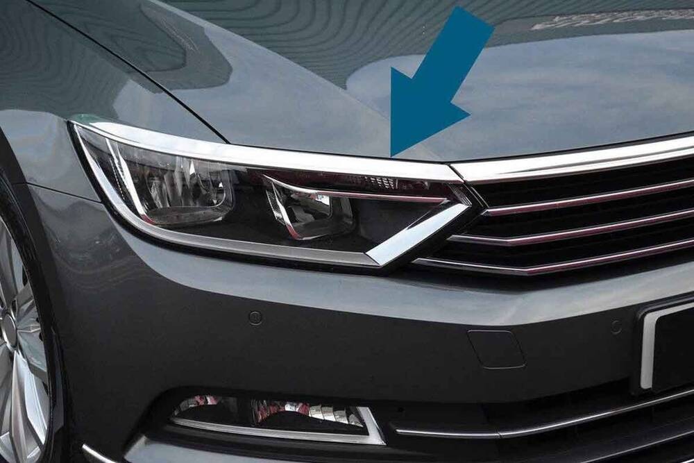 VW Passat B8.5 Chrom Far Üstü Çıta 3 Pcs. 2019 > 